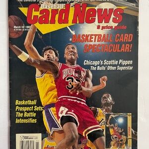 1991 Baseball Card News Magazine - Scottie Pippen